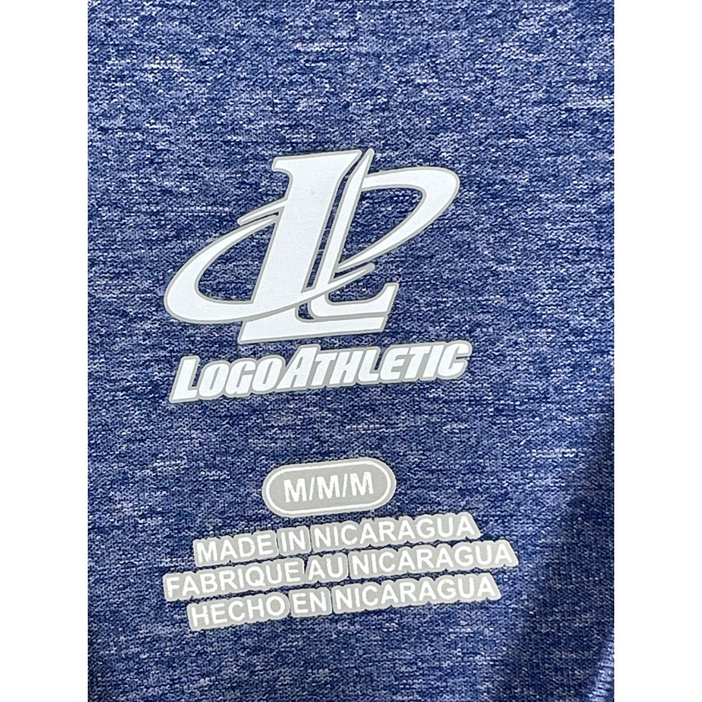 Logo Athletic Philadelphia 76ers NBA Basketball Blue Heather Shirt Mens Medium - Picture 3 of 8